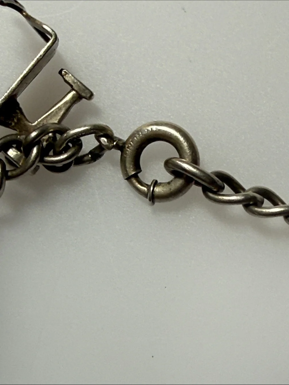 Vintage Charm Bracelet with Date Disc